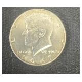 1967 Kennedy half dollar,
