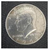 1968 Kennedy half dollar,