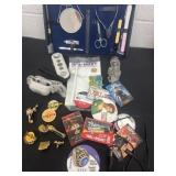 Travel set, pins and more