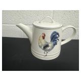 6ï¿½ rooster ceramic teapot