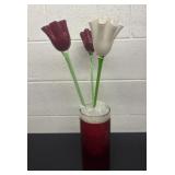 Gougious deisgn China 10ï¿½ glass case with 21ï¿½