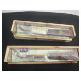 2 Art wine cheese knifes