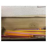 Group of knitting needles