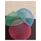 3 metal food screens