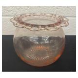 7ï¿½x5ï¿½ Anchor Hocking Blush Rose Bowl Vase 5'