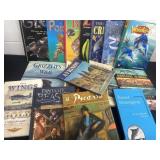 Group of learning book.