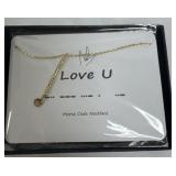 New Morse code I love you necklace