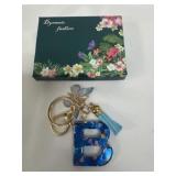 New letter b key chain