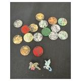 Pokï¿½mon Coins and 2 Pins
