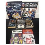 Star Wars books, Star Trek and mad Libs diary