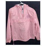 Obey pink half zip jacket