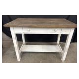24ï¿½x29.5ï¿½x24ï¿½ wood single drawer desk