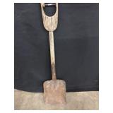 Vintage shovel with wood handle
