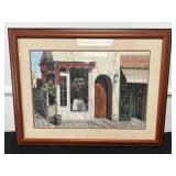 Vintage Bistro La Bouille by the Russian artist