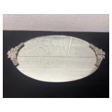 Bella lux mirror rhinestone tray.