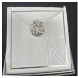 Letter k necklace