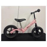 Pink balance bike