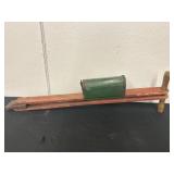 Vintage Wood Corn Planter 34in