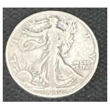 1942 Liberty Walking Silver Half Dollar