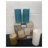 Group of fake candles