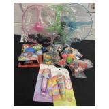 Group of kids new toys