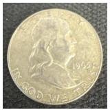 1963 Silver Franklin Half Dollar