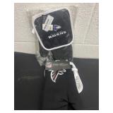 Ravens and falcons oven mitt set