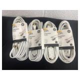 4 new extension cords 15ï¿½