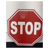 Large Stop sign  36 x 36 light weight metal