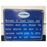 Vintage Metal Collectable sign  30 x 24