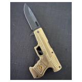 New 4.5in Special Forces Army Gun Pocket Knife