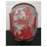 Vintage metal Bell System emergency phone box