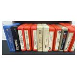 Group of 8 track tapes