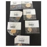 Kennedy half dollar Jefferson nickel, Indian head