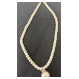 14ï¿½ faux pearl necklace