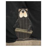 31ï¿½ wood please feed the bears sign