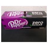 New 12-pack of Dr Pepper Blackberry zero sugar