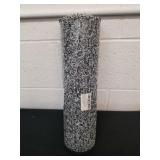 New black and white bathtub mat measures 40x16