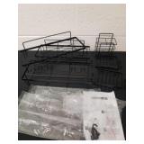 New metal shower caddy pieces with wall