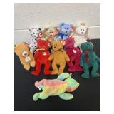 Group of ty beanie babies