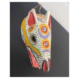 10ï¿½ folk art wood mask