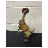 12ï¿½ wood fire fighter duck figurine