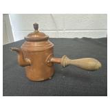 Antique Arts & Crafts Hand Hammered Copper Teapot
