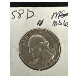 1958-D Washington Quarter