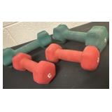 3 and 5 pound weights