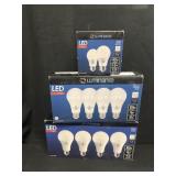 3 boxes of luminance light bulbs