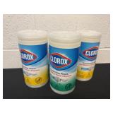 3 new Clorox wipes