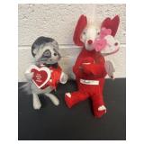 Annalee valentine elephant and raccoon