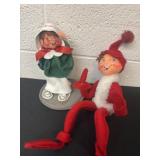 13ï¿½ Vintage Annalee elf with choir boy