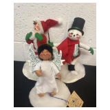 Annalee - Snowman & Santa and Angel